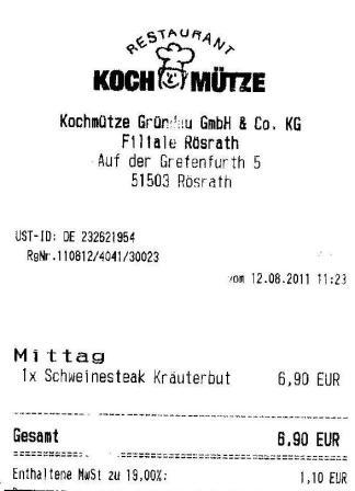 emlt Hffner Kochmtze Restaurant